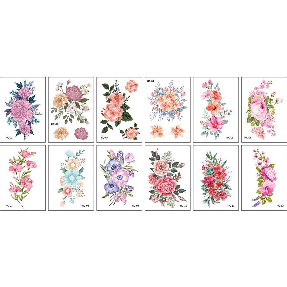 

Long lasting Removable Waterproof Arm Leg Art Fake Tattoos Temporary Tattoo Stickers Body Art HC1-12