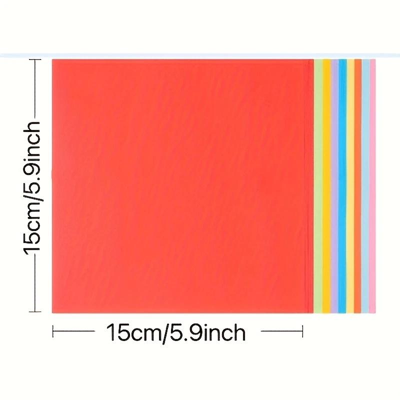100 Sheets of Cardstock Available In 10 Colors for Origami Art Crafts Office Supplies Scrapbooking and Sewing