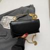 New creative personalized paper clip niche women's handbag shoulder bag chain messenger bag