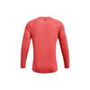 Under Armour Contrast Logo Crew Neck Sports T-Shirt Men Tops Venom-Red 1361135-690