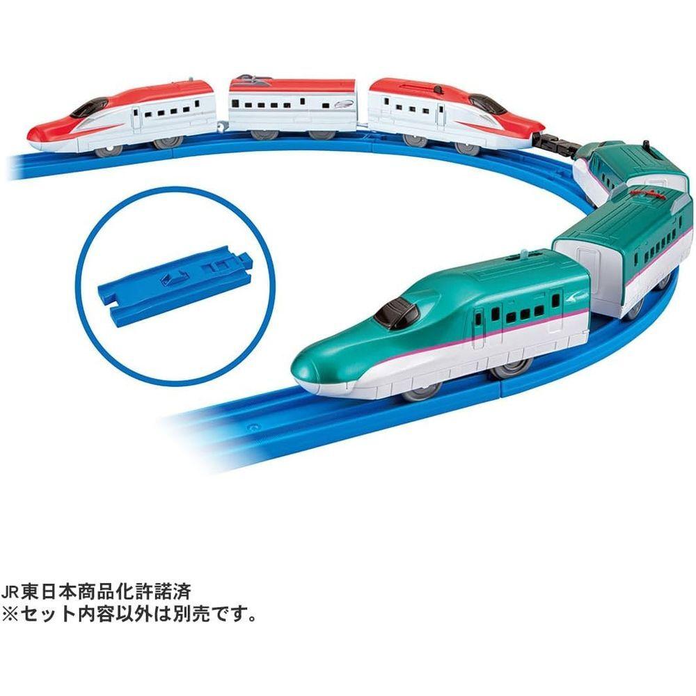 TAKARA TOMY Plarail E5 Series Shinkansen E6 Series Shinkansen Connect Set Ages 3 and Up & Gacha-to (Train Toy)