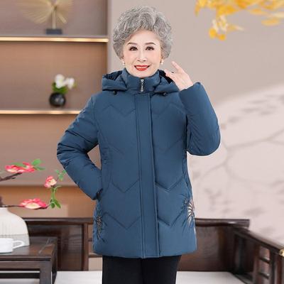 Winter Padded Clothes Women's Padded Clothes Jacket Old Lady Thickened Warm Padded Jacket Clothes