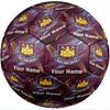 West Ham United FC Fashion Size 5 Football Wearproof Non‑Slip Soccer Ball For Sports Training Entertainment Use