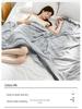 Bamboo Cotton Houndstooth Quilt: Antibacterial, Soft, Breathable, Air Conditioning Blanket