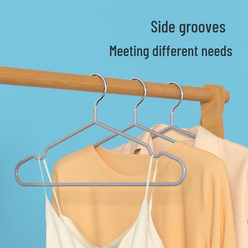 Beautifulia Non-slip Coated Metal Hangers