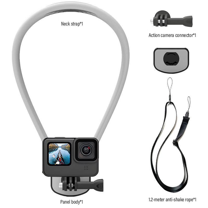 

SOONPHO Neck Strap Magnetic Neck Mount Silicone Quick Portable Release Holder for Mobile Phones iphone 12 13 14 15 And iOS Phone чёрный