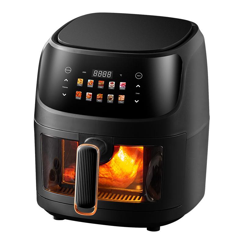 Multifunctional Large-Capacity Electric Air Fryer with Visible Window