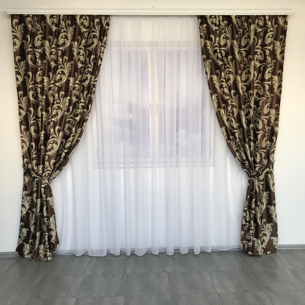 Luxuriöse Verdunkelungsvorhänge für Wohnzimmer, Schlafzimmer, Modische Verdunkelungsvorhänge für Wohnzimmer, Schlafzimmer, lichtdicht 150x270 cm (2 Stück) ALBO