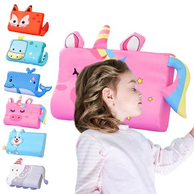 Cartoon Pillow for Children Slow Rebound Memory Foam Dinosaur Dog Elephant Shape Neck And