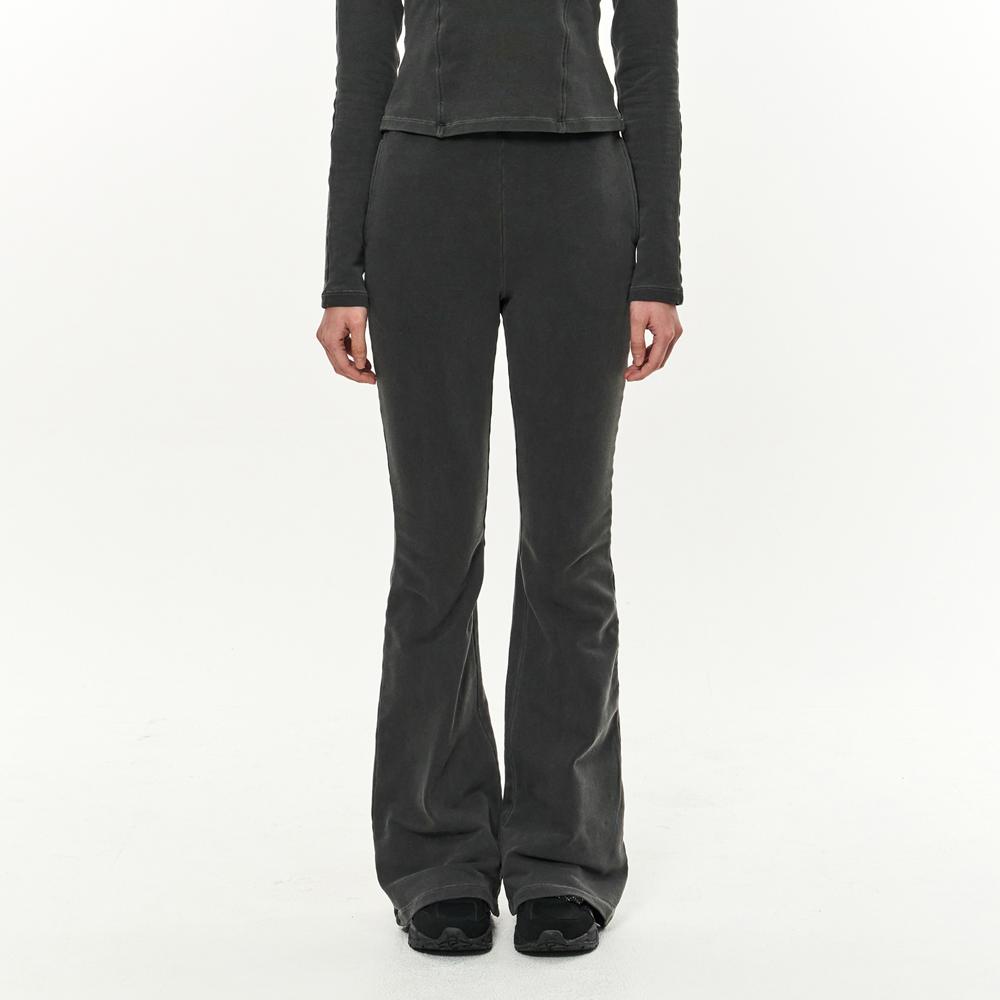Kimjisu Patch Slim Lounge Pants _ Dark Gray