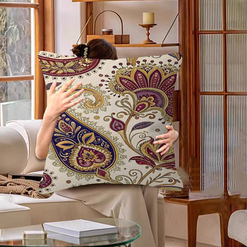 Badik Indonesia Batik Design Pillow Anime Pillow Sofa Bed Head Pillow Cover Cushion Cover 45x45 Cm Fashion