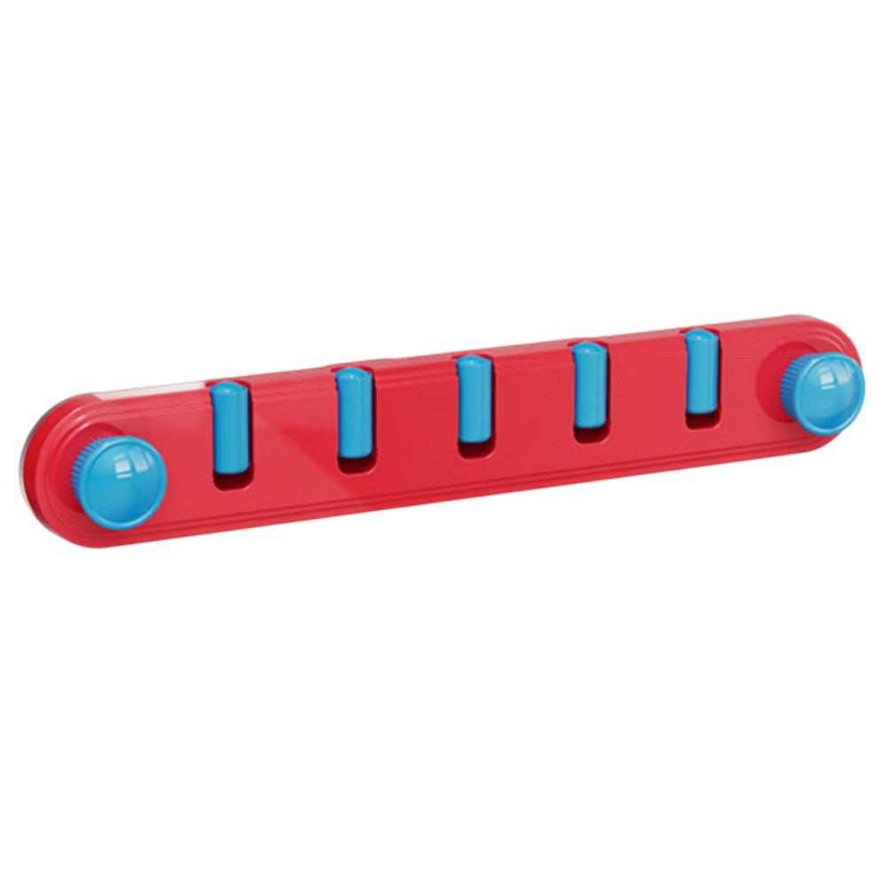 Suction Cup Bathroom Storage Hook Foldable Piano Keys Sundries Storage Holder Wall Mounted Waterproof Door Back Clothes Hook