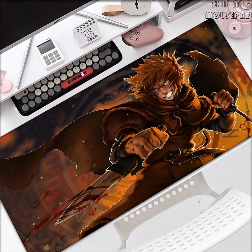 Großes Mauspadd Vinland Saga Mauspadd Gaming Groß Xxl Gamer Tastatur Mausmatte Schreibtischschutz Zubehör Computer PC Schreibtische Unterlagen