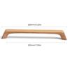 128mm 192mm High-end Luxury Natural Walnut and Beech Handle Cupboard Wardrobe Drawer Pulls Cabinets Kitchen Drawer Knob