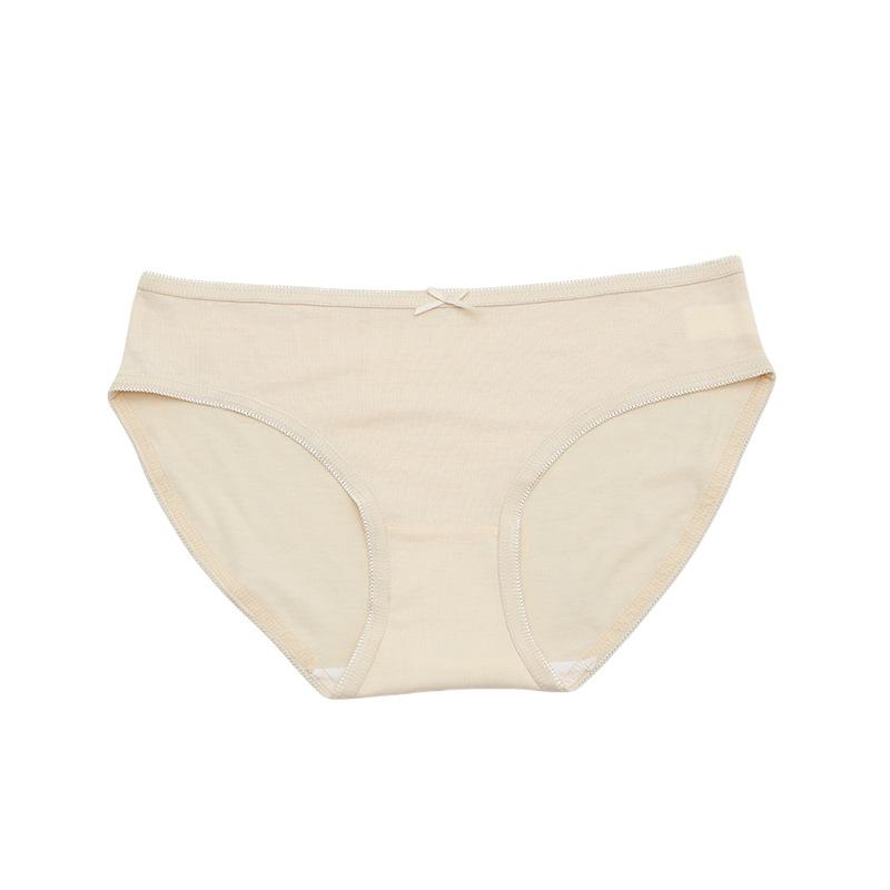Summer Women's Low Waist Triangle Pants Large Size No Trace Pure Cotton Crotch Solid Color Comfortable High Elasticity Breathable Women's Underwear