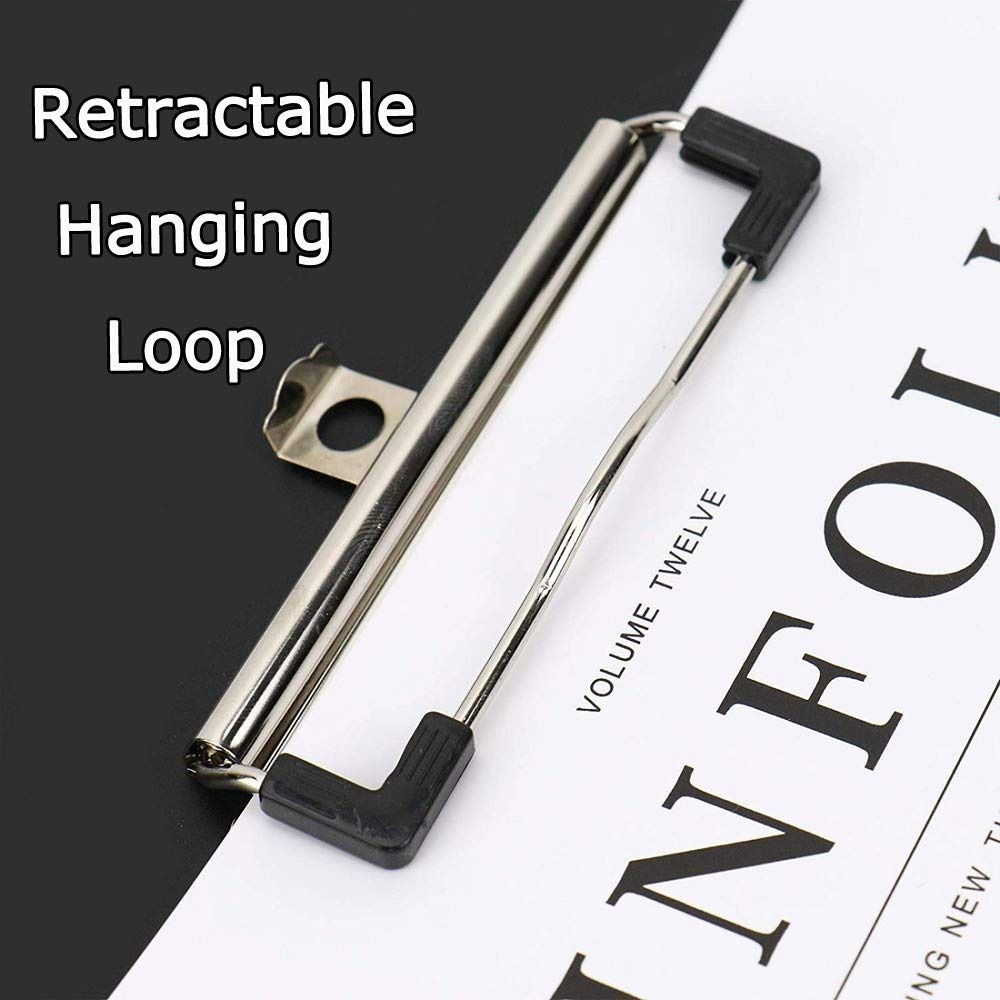 10 Pack Metal Mountable Clipboard Clips Silver Clipboard Clips Mount Handle Mountable Clips  Office