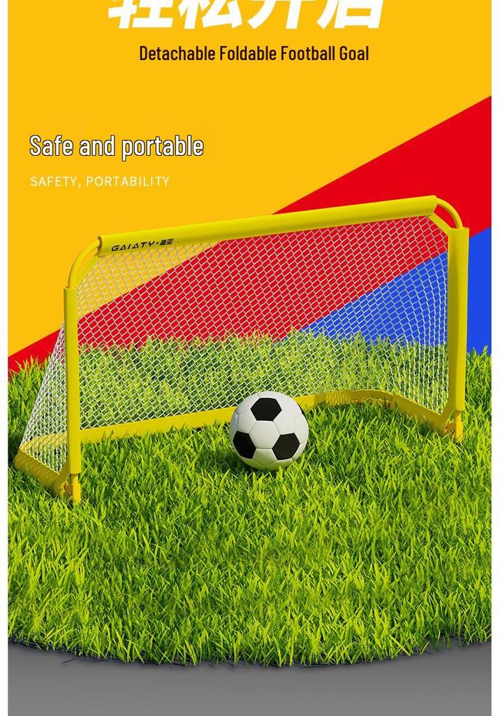 Portable Foldable Football Goal for Kids - Outdoor and Kindergarten Futsal Match Net