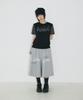 Seulliggeullou Shooting Star Color Block T-Shirt [Black]