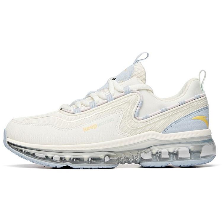 

New Anta Running Collection Cushioning Anti Slip Wear Resistant Breathability Low Top Running Shoes Women s White Blue 922035505-5 35.5