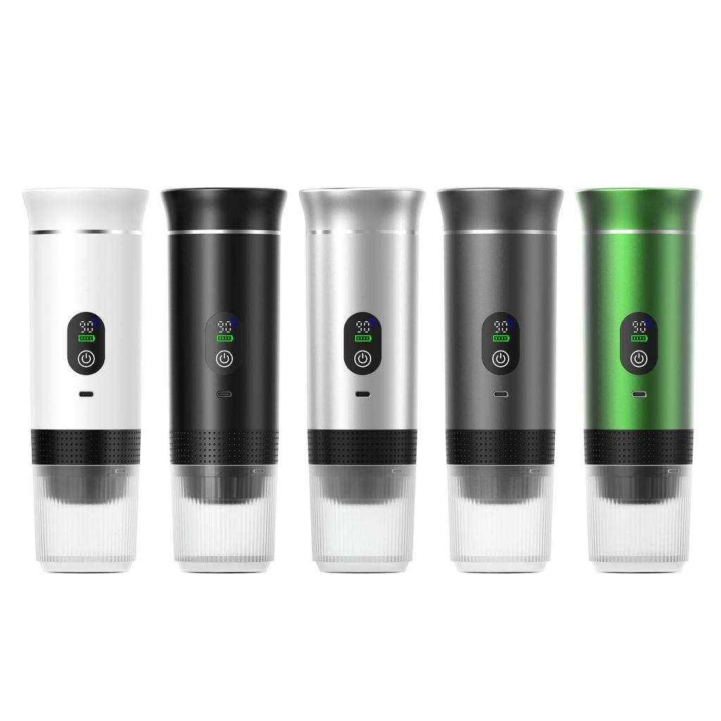 Portable Electric Capsule Coffee Maker - Pump-Action, Multifunctional, 3-in-1 for American & Italian Style