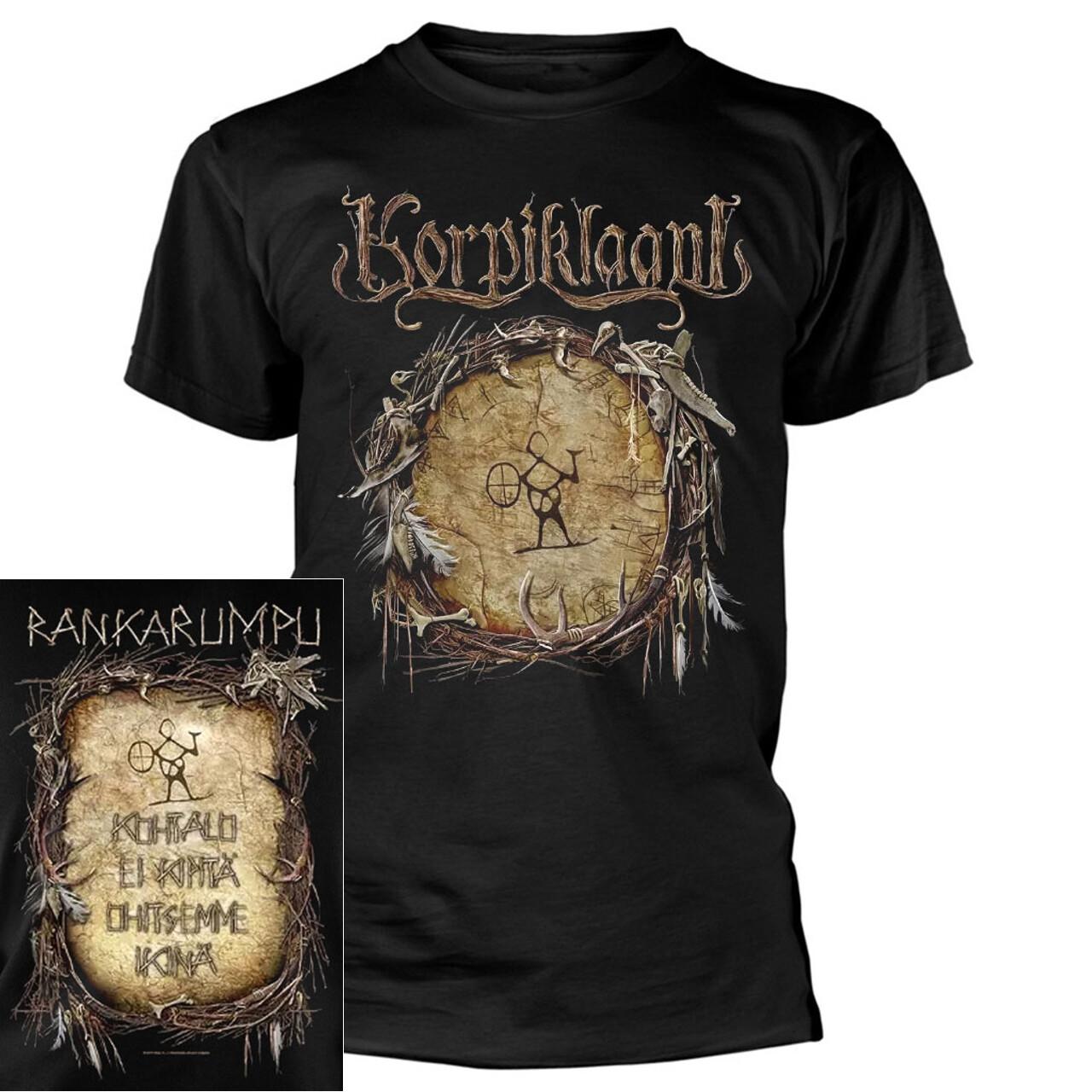 Korpiklaani Rankarumpu Футболка S-XXL Футболка Официальная футболка метал-группы M