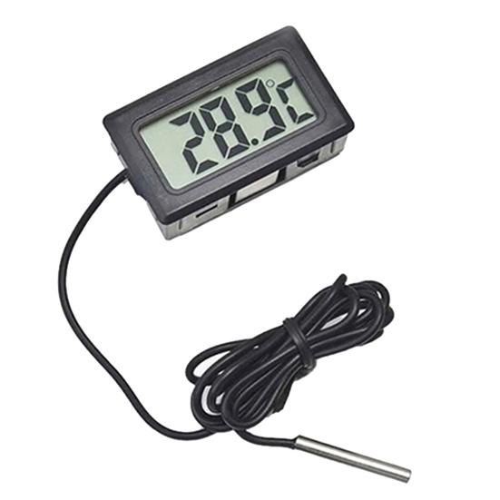Fisch Aquarium Wasser Sonde LCD Mini Kühlschrank 2m Digitales Thermometer Temperaturtester