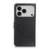 For iPhone 17 Pro Max Wallet Case PU Leather Phone Cover Litchi Texture