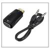 1080P HDTV To VGA Adapter Converter Output Computer Set Top Box Connector Dongle for Laptop PC Monitor Projector