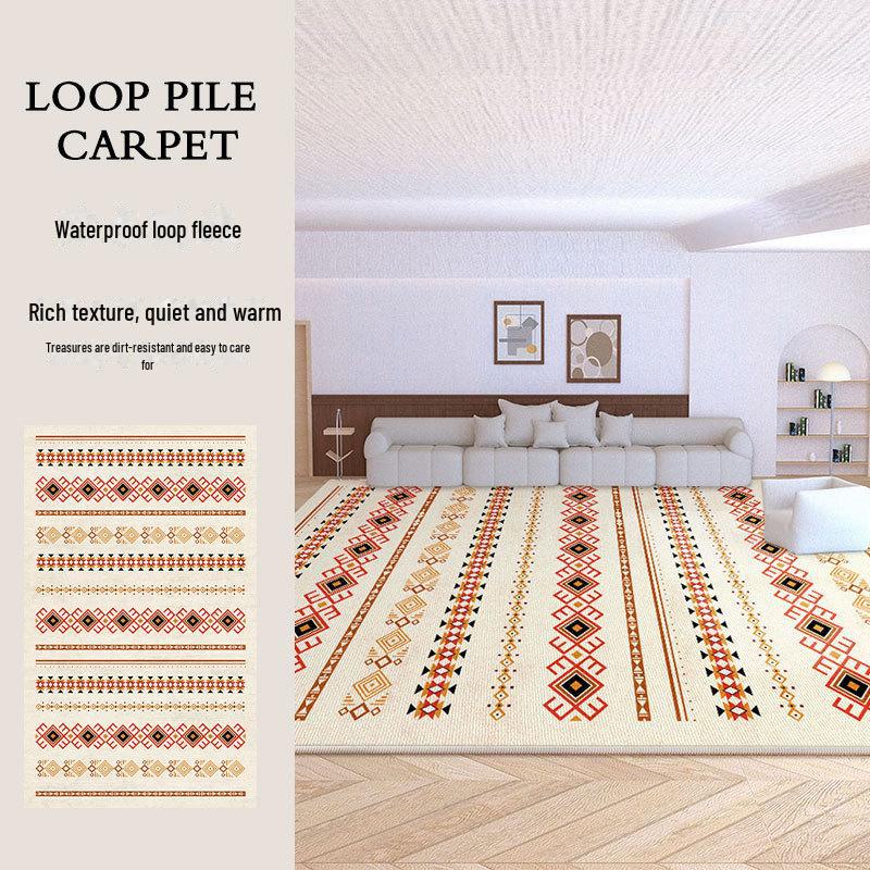 

Персидский ковер в спальне в скандинавском стиле, марокканский бархатный диванный плед, высококачественный напольный коврик. 80x120 cm