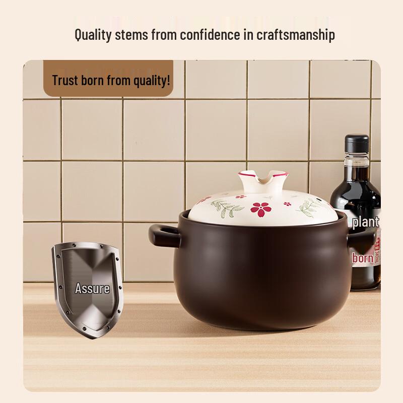WUHE Gas Stove Ceramic Casserole Pot