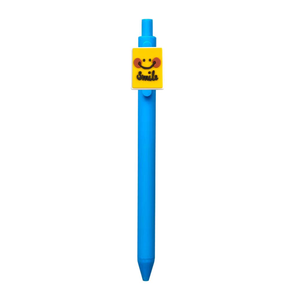

Cartoon Soft Rubber Patch Ballpoint Pen for Students and Office