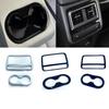 For Mazda CX60 cx 60   2024 ABS Car Interior Rear Seat Car Air Conditioner Outlet Vent Rear Water Cup Holder Cover Trim
