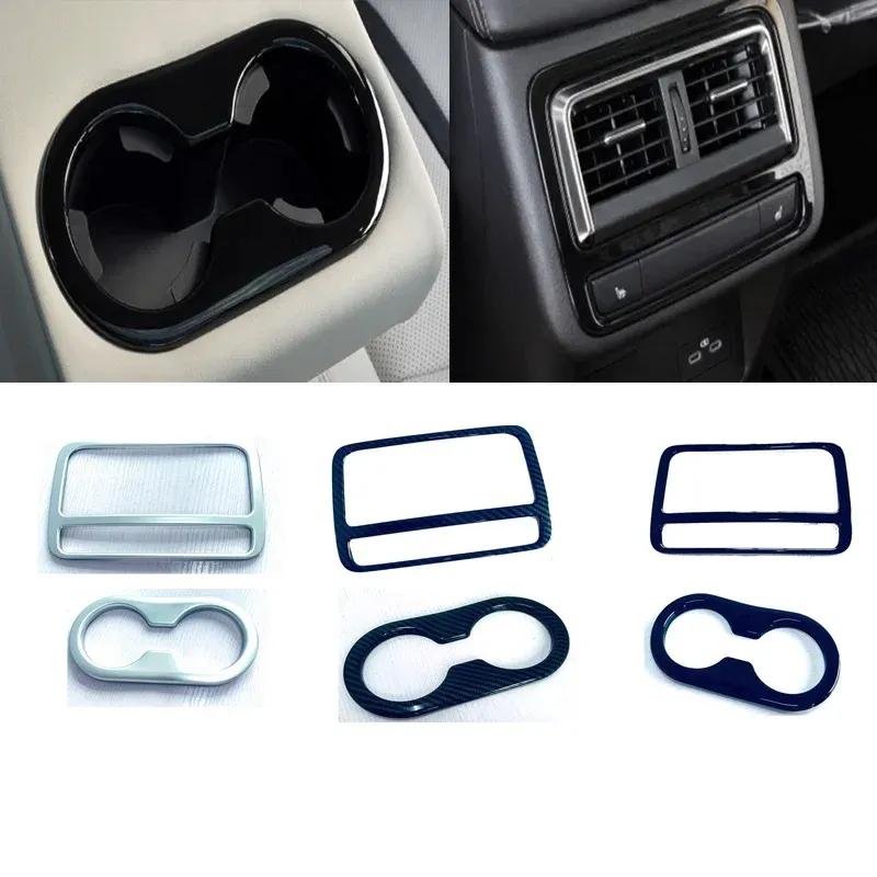For Mazda CX60 cx 60 2024 ABS Car Interior Rear Seat Car Air Conditioner Outlet Vent Rear Water Cup Holder Cover Trim