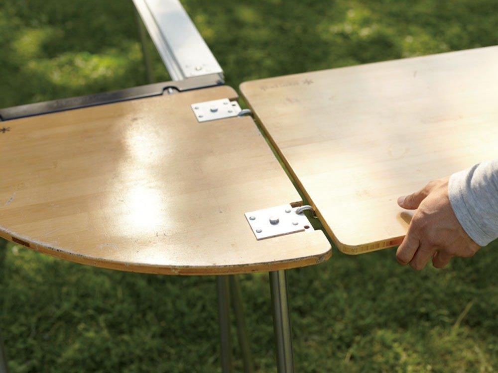 Snow Peak Table IGT Light Bamboo Laminated Outdoor Multi-Function Bamboo, Stain-Resistant, Table, Bamboo, Wood, Camping, CK-116TR