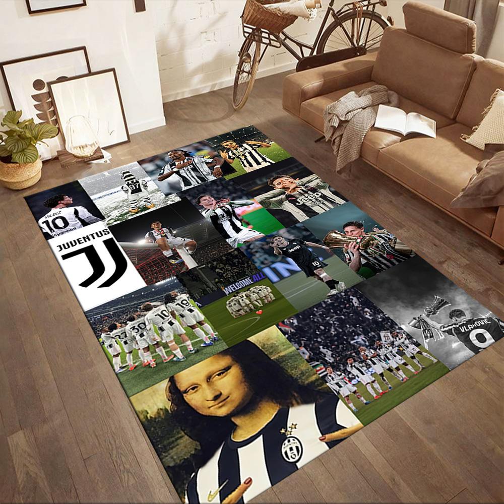 Juventus Floor Rug Office Rug Suitable For Kitchen Decorate Room Entryway Bedrooms Antislip Carpet Decorate Offices
