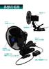 Meltec Car Fan, 150mm, DC12V, Powerful Cool Airflow (Two-Level Airflow Adjustment, Clip/Screw Mounting, Swivel Function (Approx. 60°)), Black, CF-106