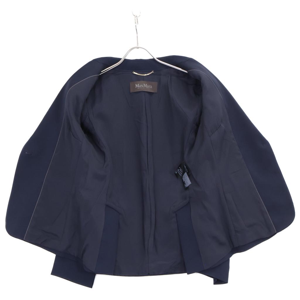 Max Mara Navy Pianoforte Tailored Jacket Jacket 36 NavyUsed