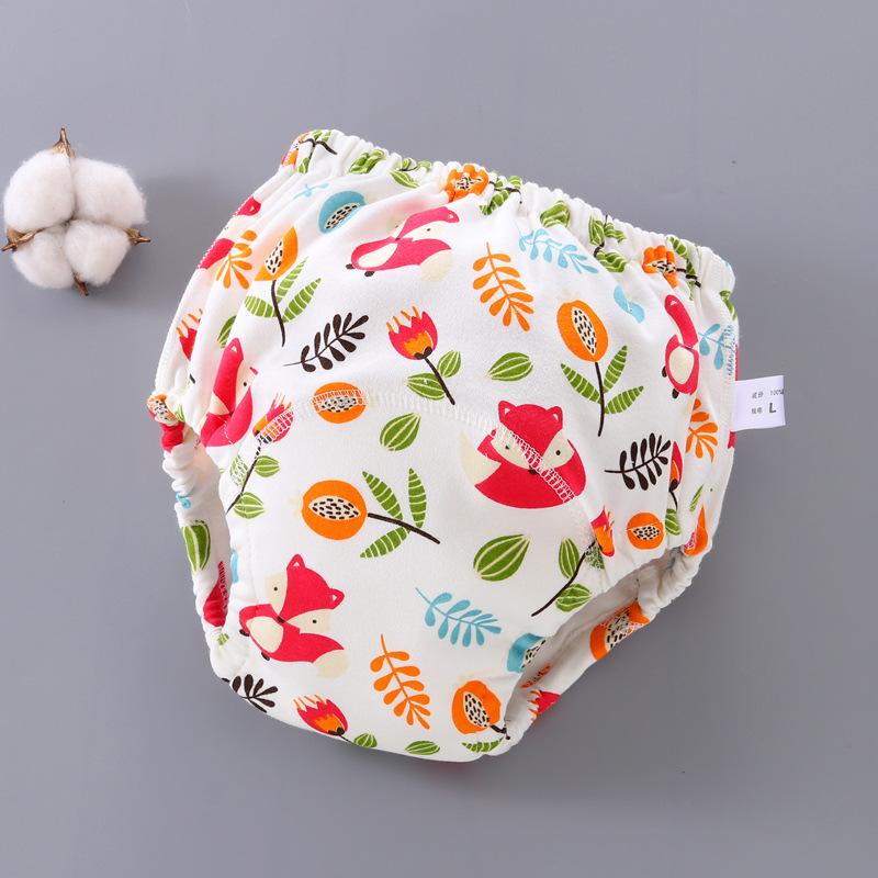 6-12kg 6-layer Gauze Diaper Pocket Learning Pants Baby Cloth Diaper Breathable Diaper Spring/summer Style