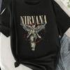 2026 Letters and Angels Round Neck Women's T-shirt Short Sleeves Fashion Printed Half-sleeve Top Elastic T-shirt Y2K
