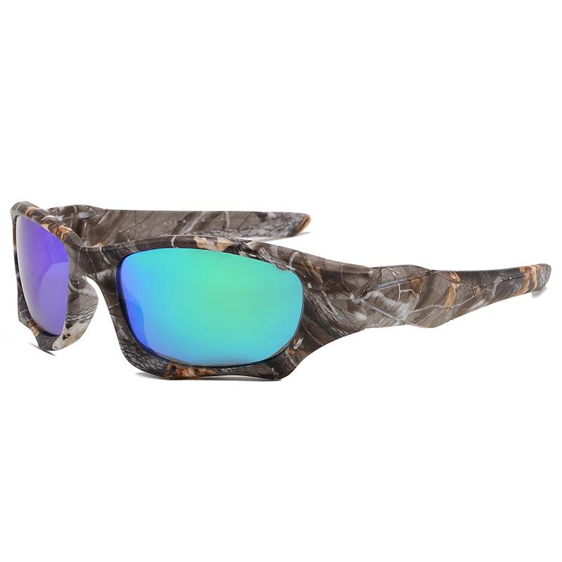 Men's Polarized Tactical Windproof Sunglasses - Military Green, Sports Style