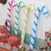 Home Party Balloons Christmas Candy Cane Inflatable Toys Crutch Balloons Santa Claus Walking Stick