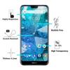 Protective Case - PHONILLICO - Nokia 7.1 - Transparent Silicone - Ultra Slim - Tempered Glass