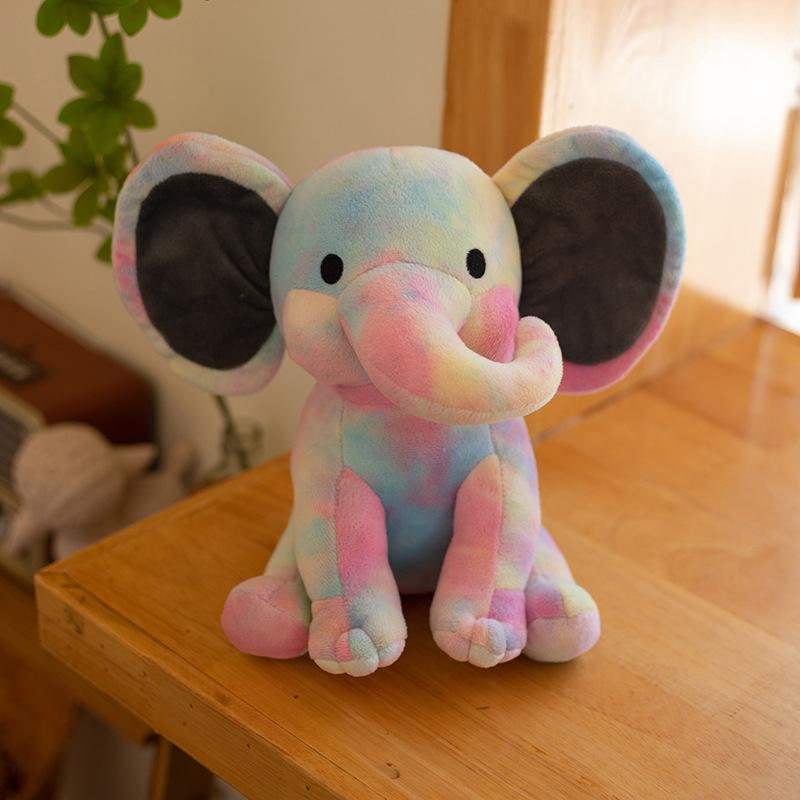 Elephant Plush Toys Stuffed Animal Doll For Kids White Elephant Toys Cartoon For Girls Cute Toys