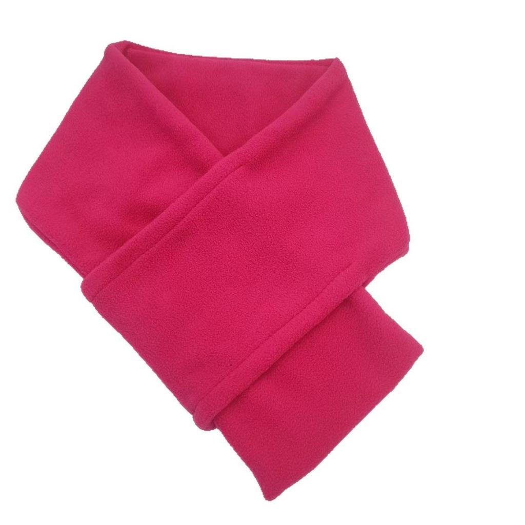 Simple Classic Men Women Fleece Short Scarf Fall Winter Neck Warmer Solid Muffler Male Thermal Classic Cold-proof Scarf Female