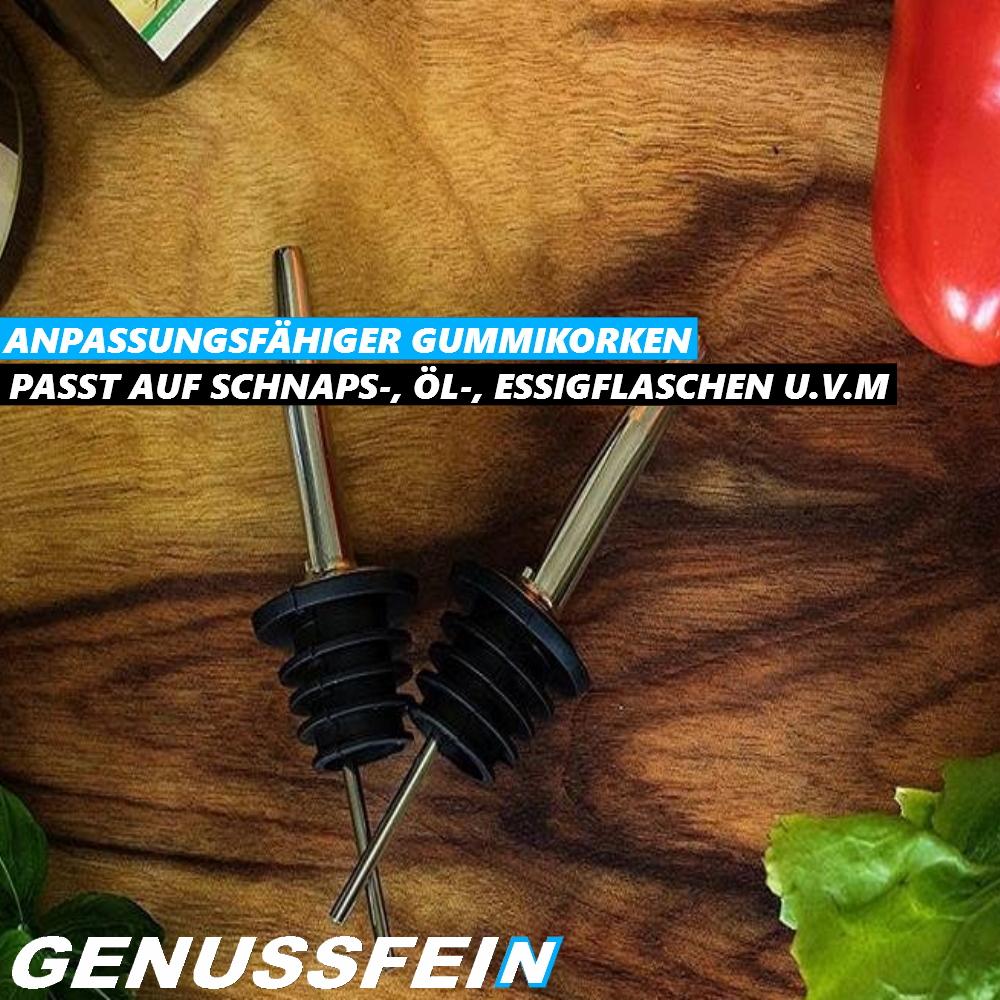 GENUSSFEIN Stainless Steel Liquor Pourer Bottle Pourer Drinks Pourer