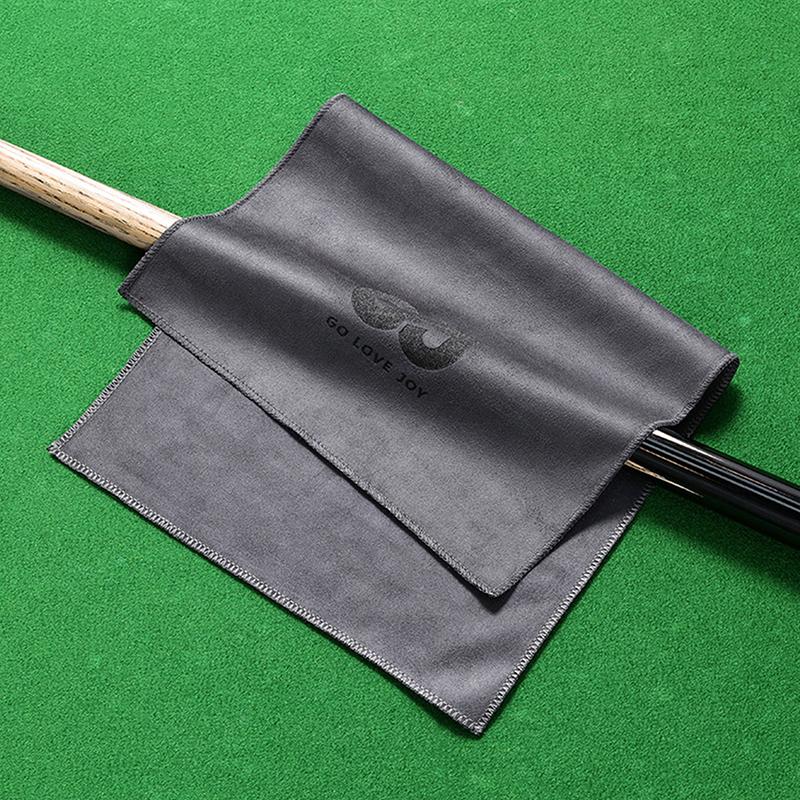 1 Stück Multifunktionale Langlebige Weiche Pool Queue Reinigungs-Handtuch Stange Wischen Mikrofaser Reinigungs-Tuch Waschbar Snooker Handtuch