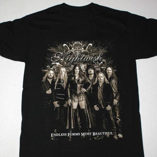 

Nightwish Endless Forms Most Beautiful Black S to 5XL T Shirt Xmas Gift Unisex T-Shirt XXXXL