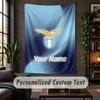 Wall Tapestry Lazio FC Print Custom Name Text Wall Hanging Home Decor