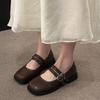 Fashion Summer Fashion Square Toe Women's Shoes 2025 Mary Jane Japanese Style Trend Lolita Low Heels Ladies Pumps Zapatos De Mujer