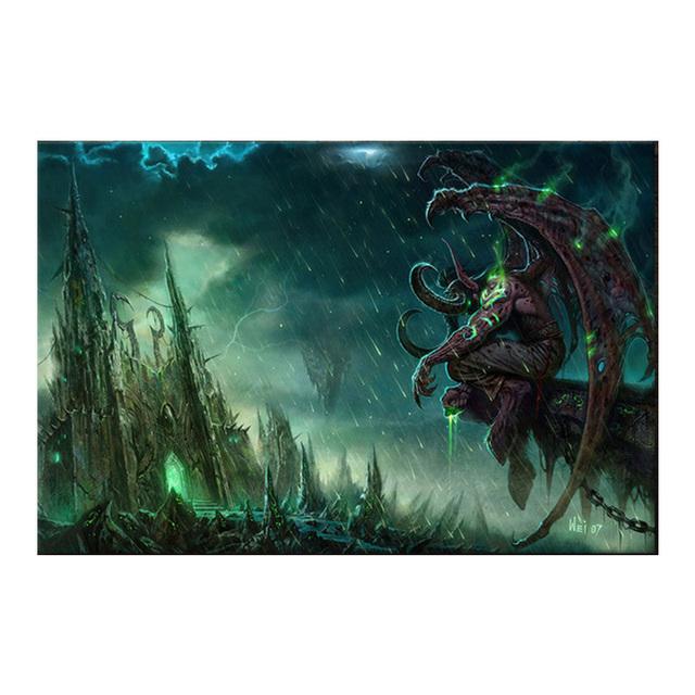 Klasická oblíbená hra World of Warcraft Umělecká díla Plakáty a obrazy Nástěnné malby na plátně Obraz Chlapec Herna Domácí dekorace Bez rámu